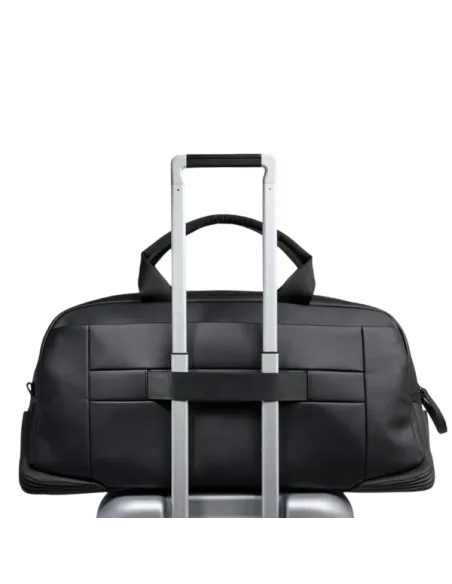 Piquadro C2OW Reisetasche aus undurchlässigem Stoff, schwarz