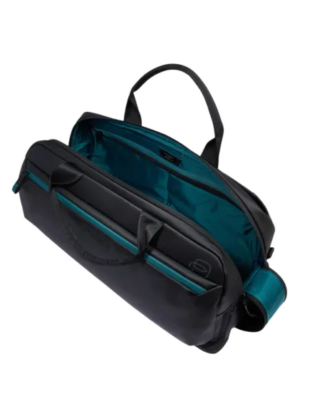Piquadro C2OW Reisetasche aus undurchlässigem Stoff, schwarz
