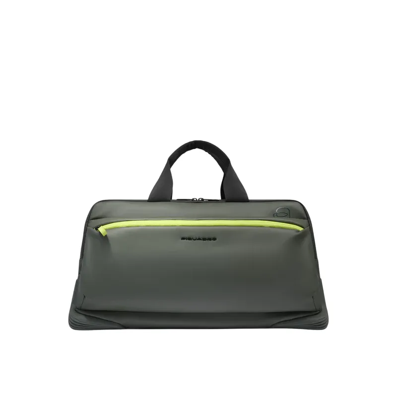 Borsone medio in tessuto impermeabile Piquadro C2OW, verde