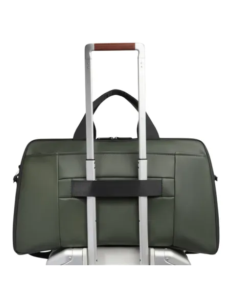 Piquadro C2OW Reisetasche aus undurchlässigem Stoff, grün