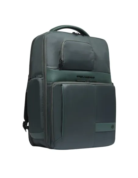Piquadro Wollem travel backpack with 17.3" laptop compartment, green2