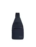 Monospalla ad 1 comparto indossabile a zaino porta IPad®MINI Piquadro Wollem, blu