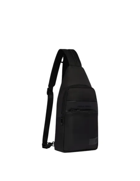 Piquadro Wollem Umhängetasche/Rucksack, schwarz