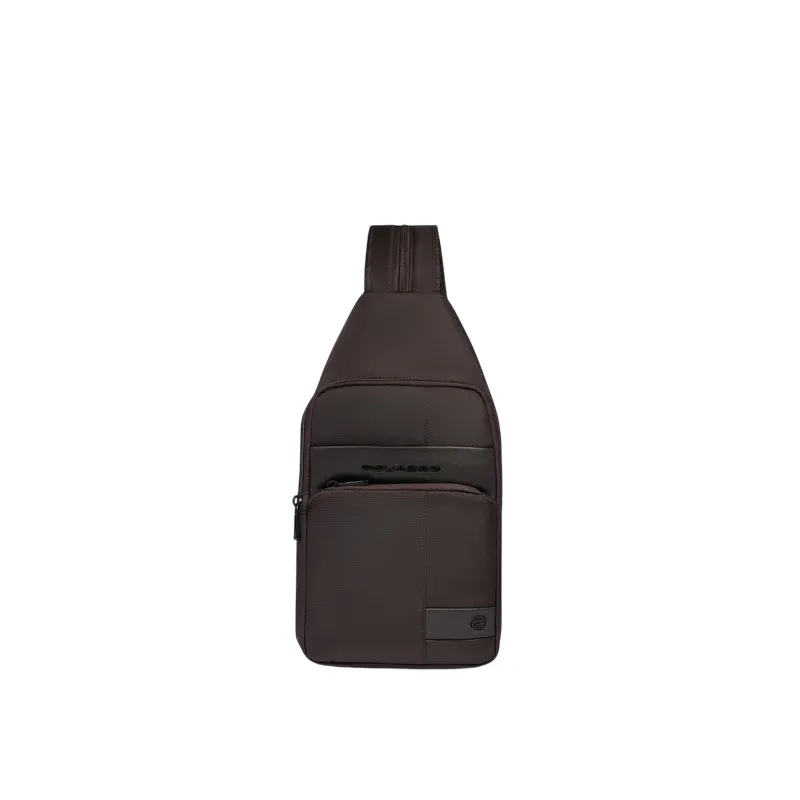 Piquadro Wollem Monosling bag/backpack, dark brown