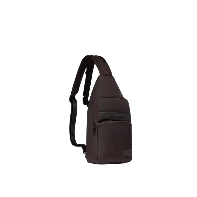 Piquadro Wollem Umhängetasche/Rucksack, dunkelbraun 2