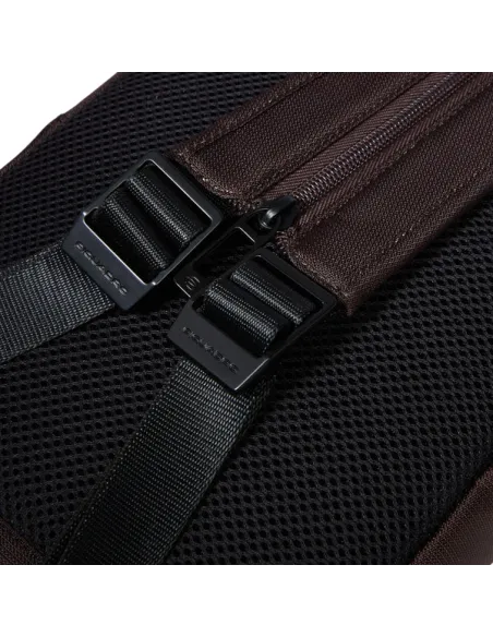 Monospalla ad 1 comparto indossabile a zaino porta IPad®MINI Piquadro Wollem, moro