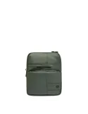 Piquadro C2OW small men's cross-body bag, green