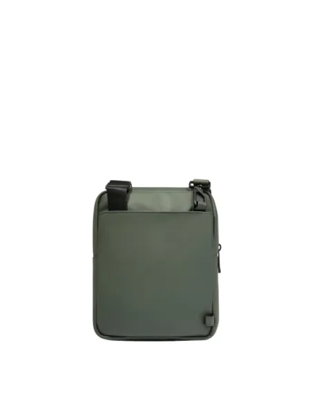 Borsello uomo porta iPad®mini in tessuto gommato Piquadro, verde