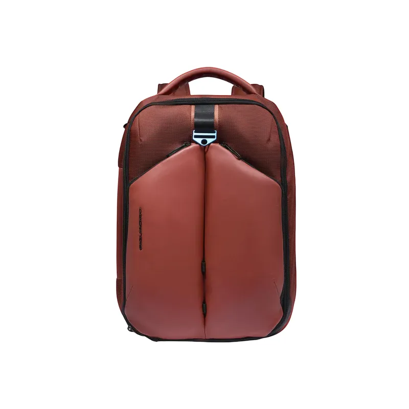 Piquadro expandable travel backpack with 17.3 PC...