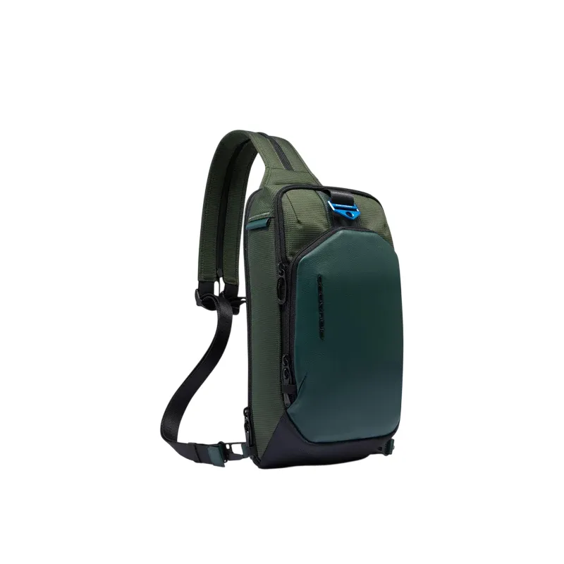 Piquadro PQ-Earth Umhängetasche/Rucksack, grün 2