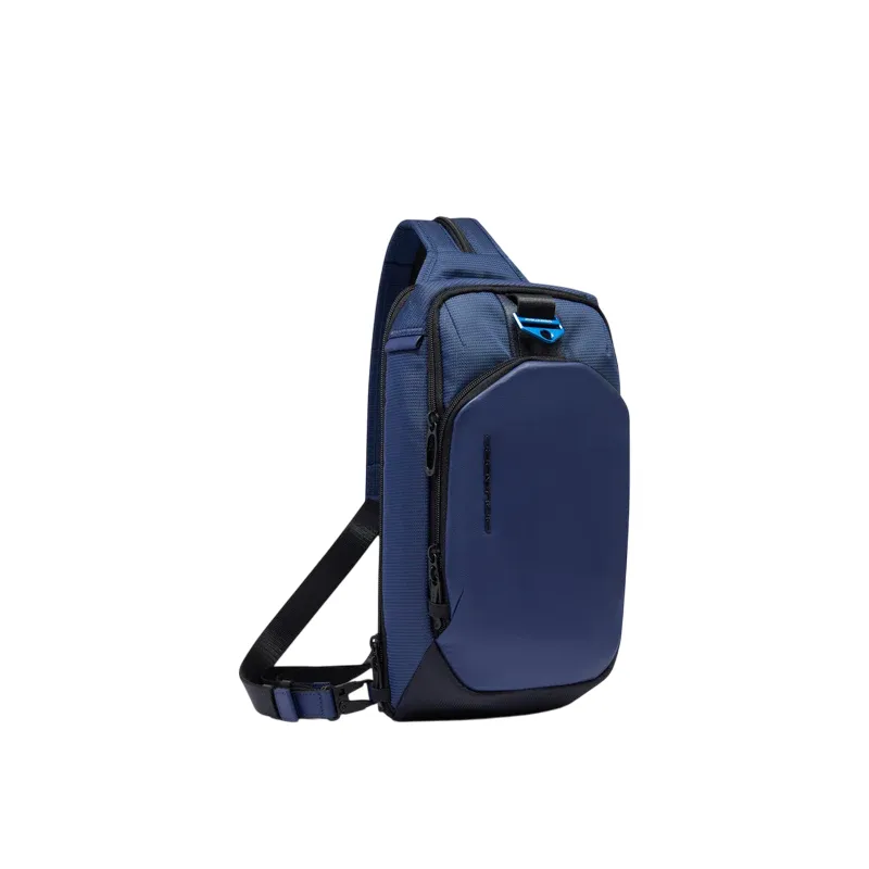 Piquadro PQ-Earth Umhängetasche/Rucksack, blau 2