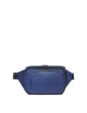 Piquadro PQ-Earth fabric and vegan leather bumbag, blue