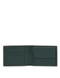 Herren-Geldbörse mit Münzfach Piquadro PQ-Earth, grün