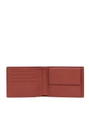 Piquadro PQ-Earth men's wallet with coin purse, orange