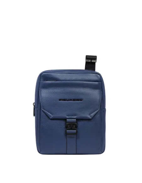 Piquadro Than iPad® man cross body bag, blue