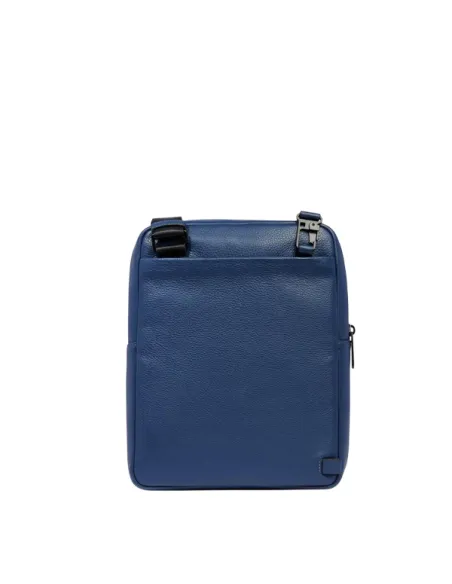 Piquadro Than iPad® man cross body bag, blue