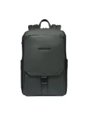Zaino porta pc da 14 in pelle Piquadro Than, verde