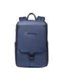 Zaino porta pc da 14 in pelle Piquadro Than, blu