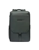 Zaino porta pc da 15,6 in pelle Piquadro Than, verde