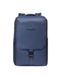 Zaino porta pc da 15,6 in pelle Piquadro Than, blu