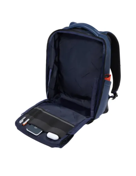 Piquadro Than Reise-Rucksack mit 15.6 Computer-Fach, blau