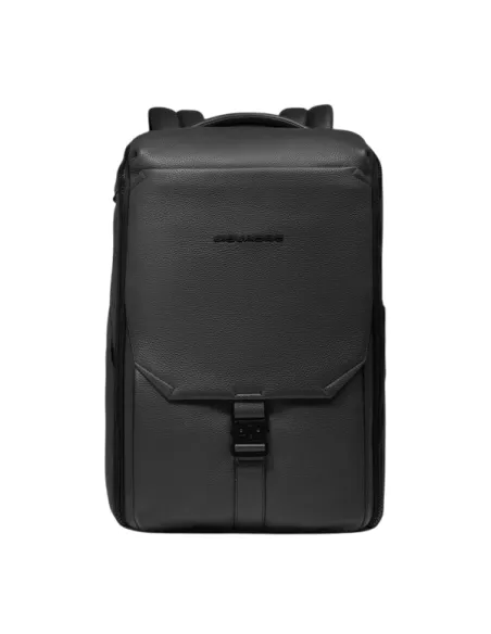 Piquadro Than travel backpack with 15.6 computer compartment, black