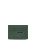 Porta carte di credito sottile Piquadro Than, verde