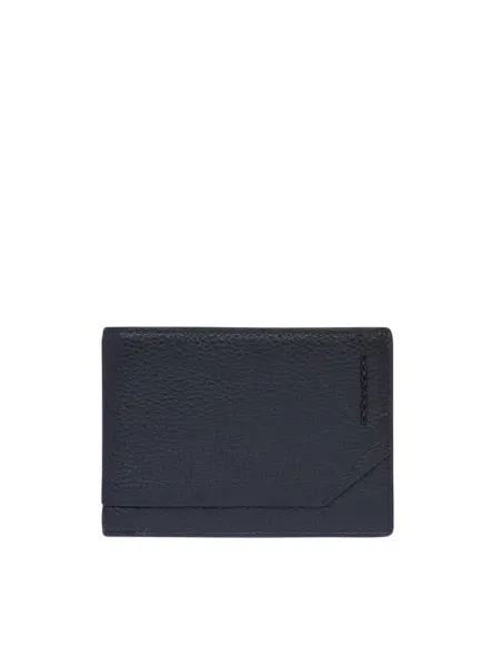 Piquadro Than leather men's wallet, black