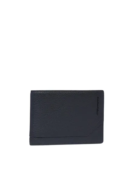 Piquadro Than leather men's wallet, black