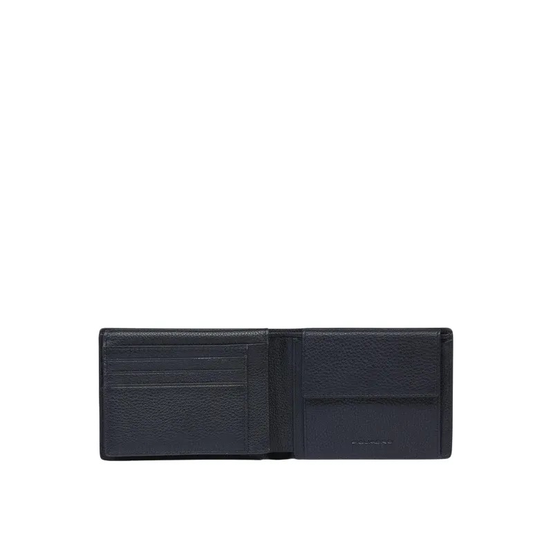 Piquadro Than leather men's wallet, black 2