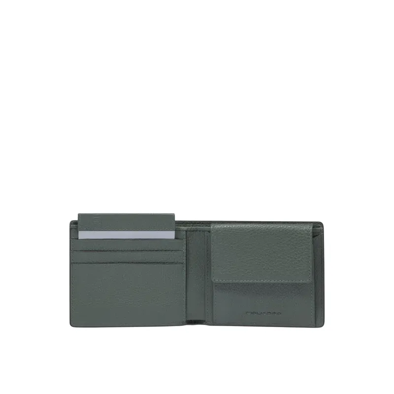 Piquadro Than small men's wallet with coin purse and...
