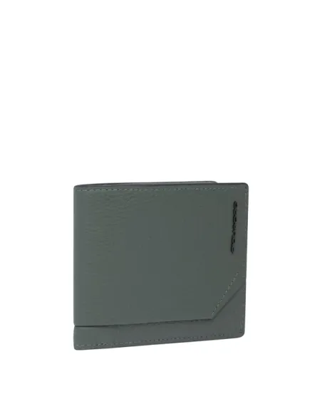 Kleine Herrengeldbörse mit Münzfach Piquadro Than, grün