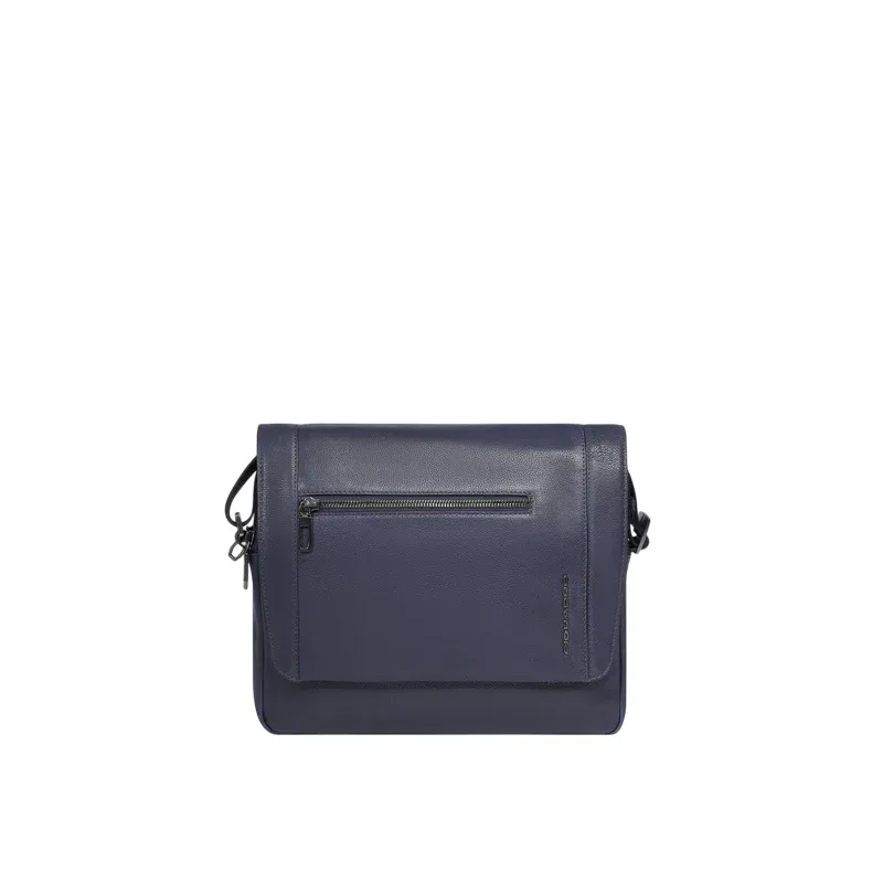 Borsa a tracolla piccola porta iPad® Piquadro Cronus, blu