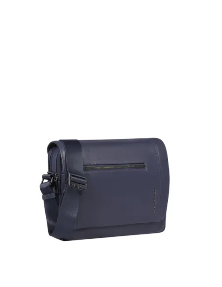 Piquadro Cronus small messenger bag, blue