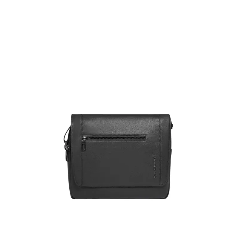 Borsa a tracolla piccola porta iPad® Piquadro Cronus, nera