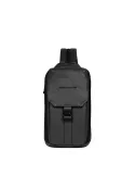 Piquadro Than Umhängetasche/Rucksack, schwarz
