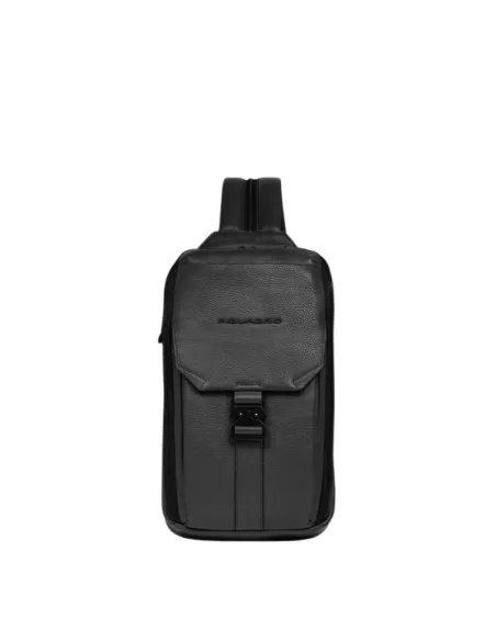 Piquadro Than Umhängetasche/Rucksack, schwarz