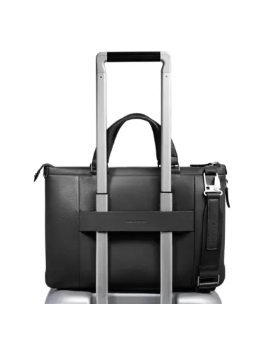 Piquadro Than 14 expandable laptop...