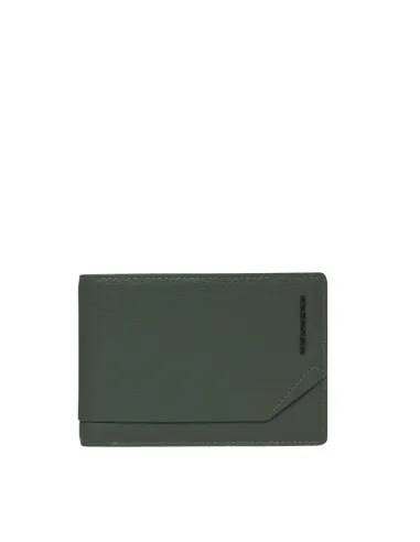 Piquadro Than leather men's wallet,...