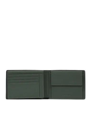 Piquadro Than leather men's wallet,...