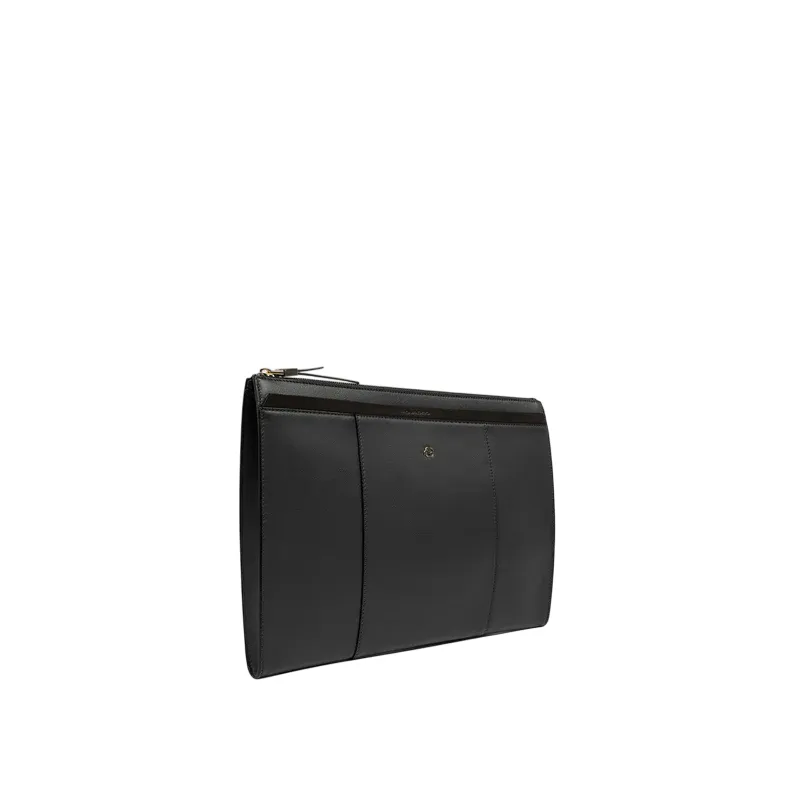 Piquadro Circle leather iPad mini clutch, black 2
