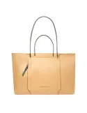 Piquadro Circle women's shopping bag with two handles, yellow