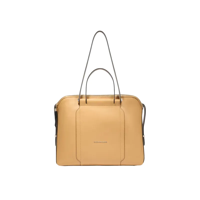 Women's computer and iPad bag with three compartments,...