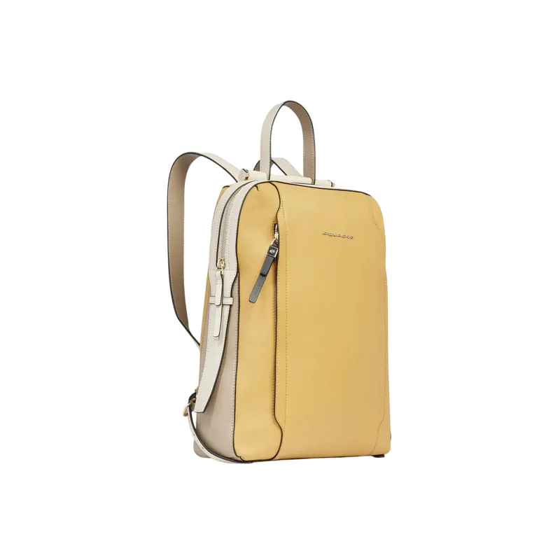 Piquadro Circle women's leather laptop backpack,... 2