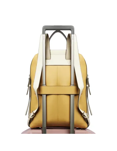 Zaino Piquadro Circle, giallo-beige