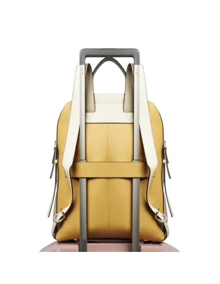 Zaino Piquadro Circle, giallo-beige