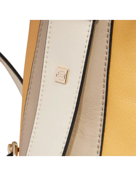 Zaino Piquadro Circle, giallo-beige