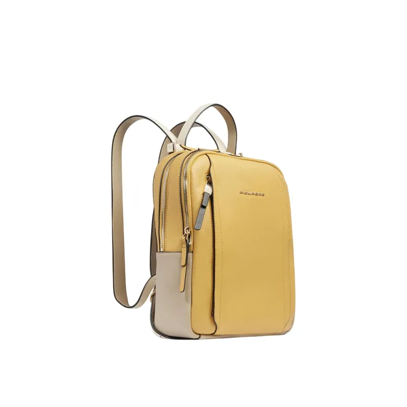 Zaino donna porta iPad® Pro12.9" PQ Circle, giallo-beige 2