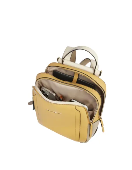 iPad® Pro12,9"-Rucksack für Frauen PQ Circle, gelb-beige