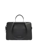 Piquadro Circle 15.6 laptop leather work bag for women, black